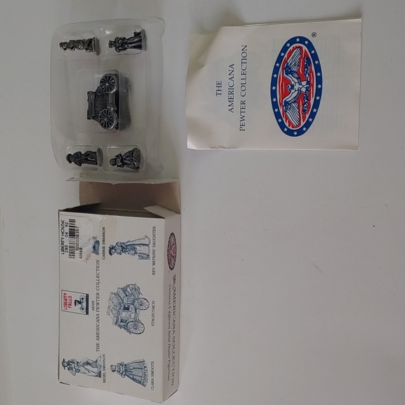 Vintage Toy Soldiers Americana Pewter Collection Solid Pewter Mini Figurines - Picture 9 of 12